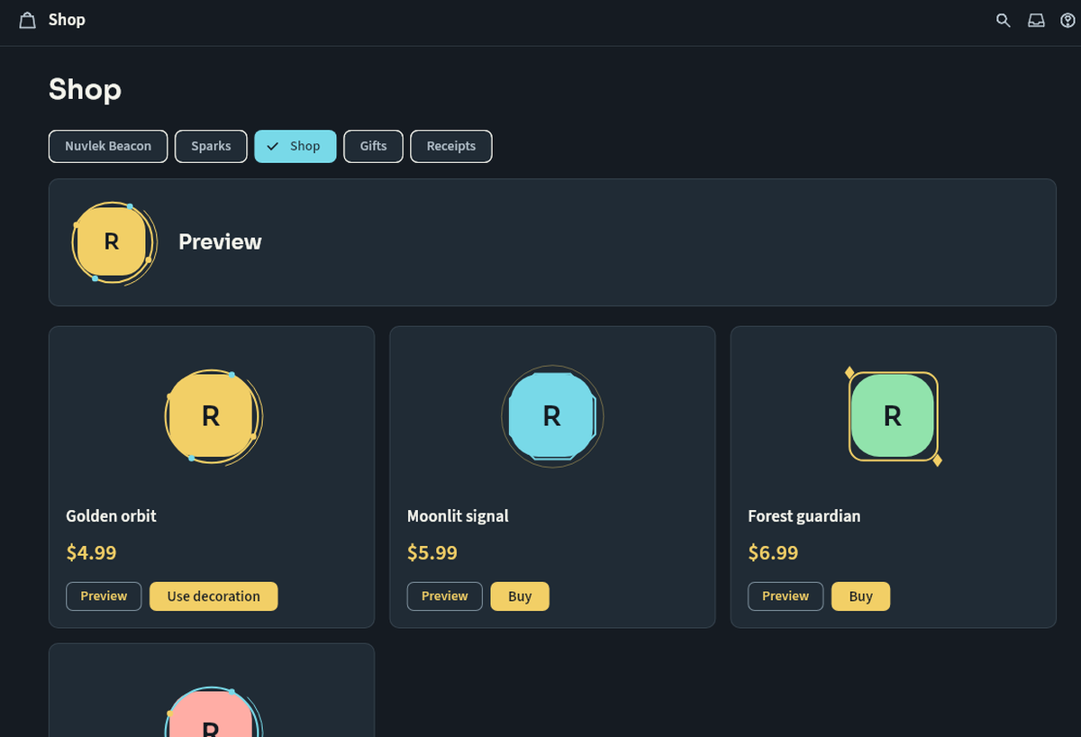 架空データを使ったアプリのデモ画面です。